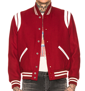 ใหม่ดูการออกแบบทำ2022ที่กำหนดเองขายส่งน้ำหนักเบาผ้าขนสัตว์วิทยาลัยตัวแทนแฟชั่นแจ็คเก็ต - Product Image 1