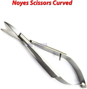 อุปกรณ์ OEM แบบกําหนดเองคุณภาพสูงกรรไกร Noyes โค้งมืออาชีพไมโคร Noyes กรรไกรโค้งมุม - Product Image 3