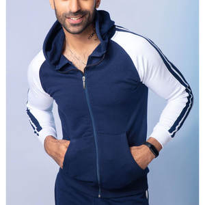 Chándal Unisex de algodón y poliéster, chándal liso, deportivo, a la medida, para trotar - Product Image 4