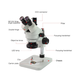 7X-45X Microscopio Industrial <strong>Inspection</strong> School Education <strong>Binocular</strong> <strong>Microscope</strong> With Camera - Product Image 4