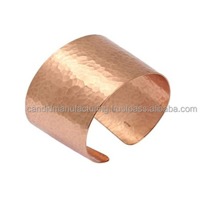 Manufacture Pure Natural Copper <b>Magnetic</b> Gold Plated Handmade Arthritis <b>Therapy</b> <b>Bracelet</b> Bangle - Product Image 4