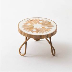 Support à gâteau forme ronde Design moderne plateau support planteur tabouret pour fête d'anniversaire polyvalente maison hôtel anniversaire Tradnary - Product Image 4