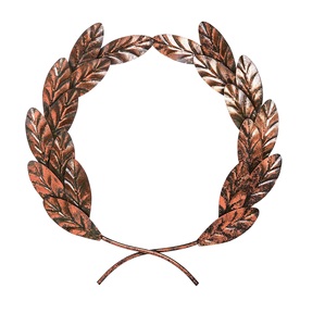 Metal Rustic Wreath Leaf Wreath for Home <b>Decorative</b> Item Home Living Room Office <b>Wall</b> Hanging Use - Product Image 6