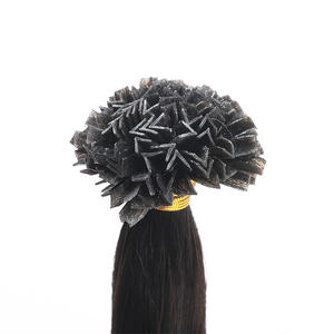 Extensiones de cabello de queratina, cabello humano Remy brasileño con punta en V sin procesar, venta al por mayor - Product Image 3