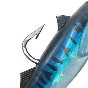 Leurre souple en PVC de 18 cm <span class=keywords><strong>pour</strong></span> eau salée profonde, idéal <span class=keywords><strong>pour</strong></span> la pêche au maquereau et au shad - Product Image 4