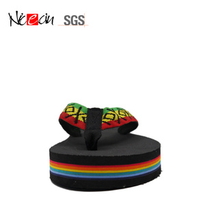 Infradito con zeppa in tessuto da donna in stile Casual estivo Nicecin - Product Image 3