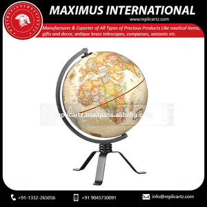 Replicartz IQ-IT-06 Globo Terráqueo Decorativo de Metal para Escritorio, Globo de la Tierra Educativo para Niños, Adultos, Escuela, Hogar, Oficina - Product Image 3