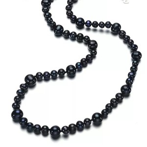 100% collar de cuentas de espinela negra facetada orgánica Natural 100% Fabricación de joyas de Color perla Bukl - Product Image 2