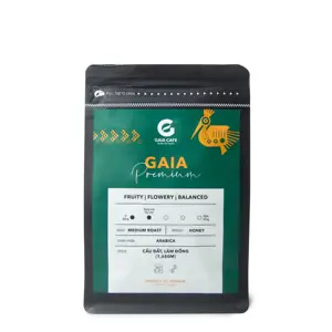 Klaar Te Brouwen Vietnamese Medium Roast Arabica Koffiebonen 250G Zak Bloemen En Fruitige Smaak Notities Export kwaliteit Kleine Moq