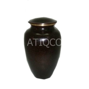 Latest Stylish Solid Aluminum Cremation Urn Smart Iron Brass & Classical Metal <b>Jar</b> Atiqco American Style for Adults - Product Image 2
