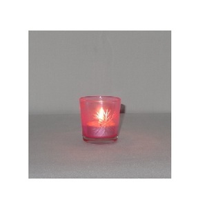 Verre vert votif pour décoration de mariage et de fête support votif de luxe t-light conteneur de bougie en verre de haute qualité pot vide - Product Image 3