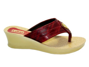 Zapatilla de tacón alto con correa ancha para niñas y mujeres, zapatillas de diseño para exteriores e interiores - Product Image 2