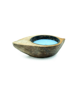 UNIQUE <b>COCONUT</b> <b>CANDLE</b>/ HALF - LEFT <b>COCONUT</b> <b>CANDLE</b> BASE FROM VIETNAM - Product Image 2