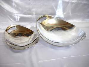 Vantage nickelé moderne luxe fantaisie aluminium nouveau plateau de fruits au look chaud nickelé fini pour la maison et la cuisine - Product Image 6