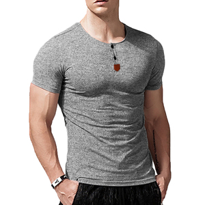 เสื้อยืดคอกลมพิมพ์ลายสำหรับผู้ชาย,เสื้อยืดผ้าฝ้าย100% พิมพ์ลายกราฟฟิกแบบเรียบๆสั่งได้ตามต้องการ - Product Image 4