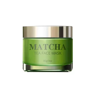 PRIVATE LABEL DETOXIFYING MATCHA FACE PACK SKIN CARE NATURAL ORGANIC HYDRATING WHITENING FACE PACK