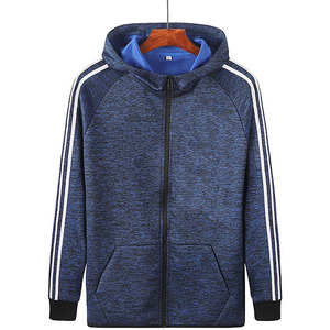 Wholesale Arm Stripes Sport Sweat Suit Set Men's Two Piece Hooded <b>Jacket</b> Pants Track Suit - Product Image 5