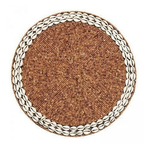 Napperon perlé dernier design avec couleur personnalisée et taille de conception 14 "bas quantité minimale de commande 25 pièces pour la décoration de table de mariage et de Noël - Product Image 6