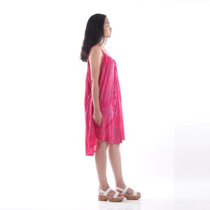 Pas cher Femmes Robes Sexy 100% Rayonne En Gros Personnalisé Bali Fabricant Resort Porter Robe Courte DR029-011R2 - Product Image 3