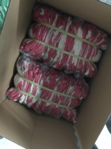 Guantes de punto de Algodón con revestimiento de látex natural para protección de manos y brazos - Product Image 2