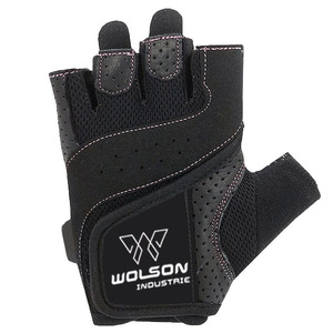Guantes de gimnasio de medio dedo para hombre y mujer, guantes de entrenamiento para levantamiento de pesas, venta al por mayor - Product Image 5