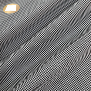 Tissu serviette 95% polyester 5% élastique, petit tissu couleur blanc et noir pour chemises - Product Image 6