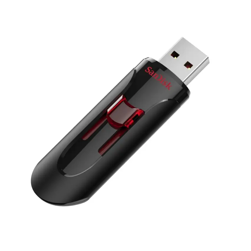 SanDisk Cruzer Glide SDCZ600 Flash Drive, USB 100% 256G 3.0 Asli