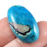 Vente en gros de Chrysocolle Naturelle Jaspe Turquoise Cabochon de Pierres Précieuses en Vrac Ambre Saphir Opale Fournissant de Belles Pierres Précieuses