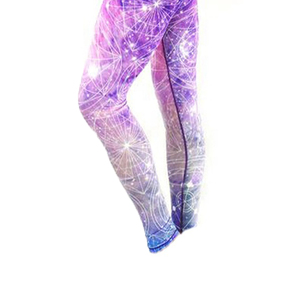 Leggings de yoga décontractés sublimés pour femmes Aw Traders - Respirants, antibactériens, taille haute, polyester/spandex, toutes saisons - Product Image 5