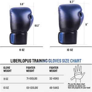 Guantes de boxeo de cuero PU de alta calidad OEM colores personalizables mejor material para uso en exteriores con empuñaduras - Product Image 5