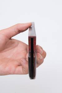 Sashimi trancheur de poisson manche en bois, outil forgé à la main, manche en bois d'ébène de rose, haute teneur en carbone - Product Image 6