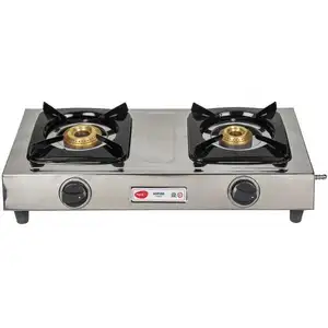 Stainless steel 2 burner gas stove,gas cooker,gas burner with LPG