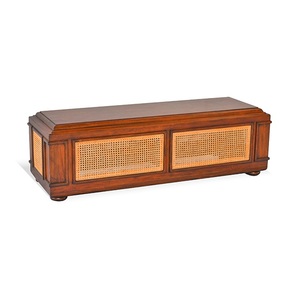 Bellini Colonial Solid Mahogany <b>Wood</b> <b>Bench</b> Sofa Chair Indoor Outdoor Furniture for Hotel Resort Home Garden Patio Seating - Product Image 2