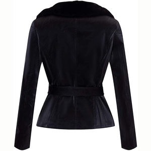 Chaqueta de Piel Auténtica de Invierno con Diseño Interior Cálido, Reversible, con Cremallera, Ajustada, Impermeable, Rellena de Plumón, de Alta Calidad - Product Image 5