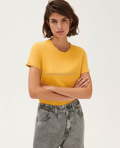 เสื้อยืดคอตตอนพรีเมียมผู้หญิงขายส่ง ไซส์ใหญ่พิเศษสำหรับฤดูร้อน รับปักโลโก้ตามแบบ - Product Image 1