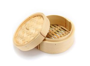 Vapor de bambú de 10 pulgadas hecho a mano de Eco2go Vietnam, cesta de cocina de vapor ecológica reutilizable - Product Image 4