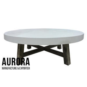 Mesa de centro redonda de terrazo, la más vendida, alta calidad - Product Image 3