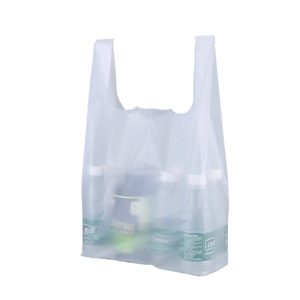 Impresión personalizada de alta calidad transparente camiseta bolsa de plástico mango chaleco compras plástico muti-uso bolsas para llevar - Product Image 3