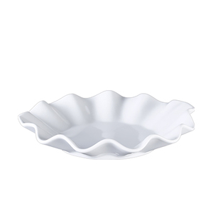 Ensemble d'assiettes ondulées en porcelaine de luxe OEM ODM Plats de service décoratifs en céramique pour repas haut de gamme - Product Image 4
