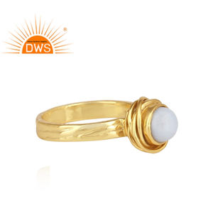 Bleu Dentelle Agate Pierre Précieuse Anneau À La Main Bague Femme Bijoux Plaqué Or 925 Argent À La Mode Brillant Cocktail Anneau Constellation 1 Pc - Product Image 3