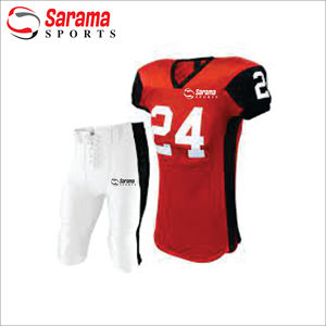Maillots d'uniforme de football américain en polyester 100% bon marché en gros équipe et logos de jeunes, - Product Image 2