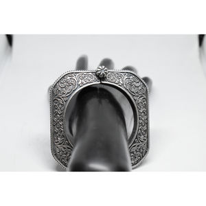 กำไลข้อมือเปิดได้สไตล์อินเดีย ดีไซน์เนอร์ทำมือ ลวดลายคล้ายเงิน แบบตะวันตก สำหรับเด็กหญิงและสตรี รุ่นล่าสุดขายส่งปี 2026 - Product Image 1