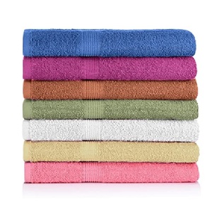 Best Price Natural 100% Organic Cotton 90x180cm 800 GSM Plush Soft Embroidered Border Zero Twist Durable Absorbent Bath <b>Towel</b> - Product Image 1