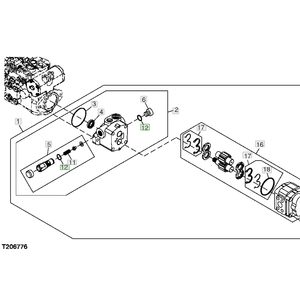 Pieza de tornillo de alta calidad para tractor JD, componente de repuesto de sujetador de metal duradero para reparación y mantenimiento de maquinaria 19H3395 - Product Image 5