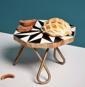 Support à gâteau forme ronde Design moderne plateau support planteur tabouret pour fête d'anniversaire polyvalente maison hôtel anniversaire Tradnary - Product Image 4