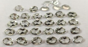 Améthyste verte naturelle, taille ovale, 4x6 mm à 8x10 mm, facettée - Améthyste verte en vrac - Product Image 5