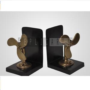 Sujetalibros Decorativos Clásicos de Metal, Aluminio Resistente, Organizador de Escritorio para Oficina y Hogar |   Organizador de Escritorio Decorativo - Product Image 1