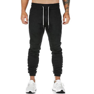 กางเกงวิ่งชายผ้าฝ้ายแบบเข้ารูป,กางเกงวิ่งรัดรูปทำจากผ้าคอตตอนระบายอากาศได้ดีตามสั่ง - Product Image 1