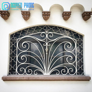 Gold Supplier Manufacturer High Quality Price List Hotel Wrought Iron Grill Window Frame Design - Product Image 2