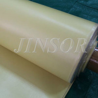 Tissu en taffetas de Kevlar aramide tissé, enduit TPU, certifié ASTM, 400 g/m², léger, résistant à l'eau, protection contre les coupures, doublure 1500DR